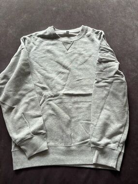Uniqlo Kids Classic Gray Crewneck Sweatshirt